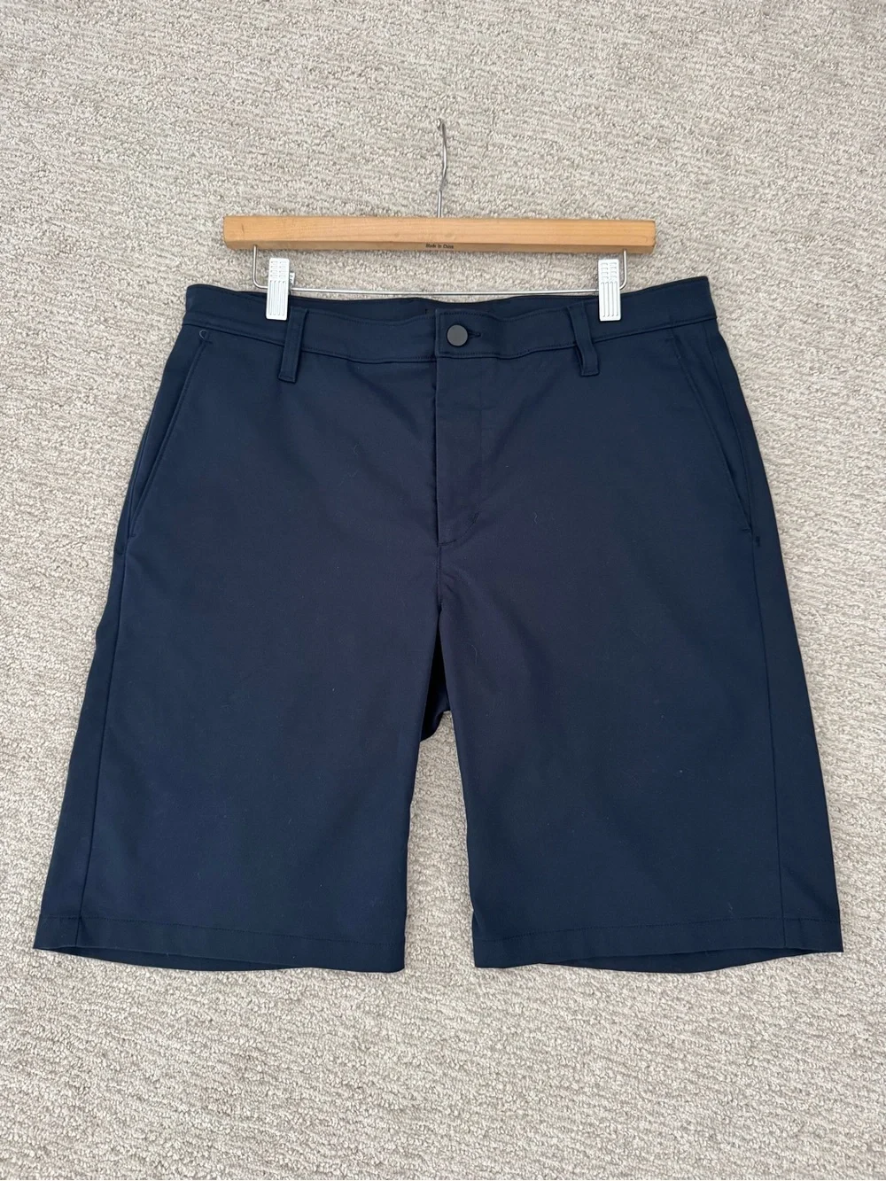 Proof Nomad Shorts Mens 34 Navy Blue Technical Performance 4-Pocket Shorts